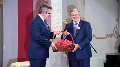 #JedzJabłka z prezydentem. "Żeby nasz potężny sąsiad wiedział, co może stracić"