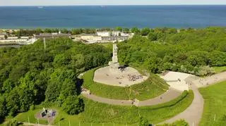 Monument in memory of the Polish defenders on Westerplatte peninsula in Gdańsk