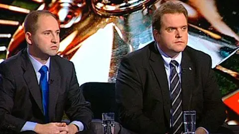 Paweł Piskorski (Stronnictwo Demokratyczne) i Adam Bielan (PiS)