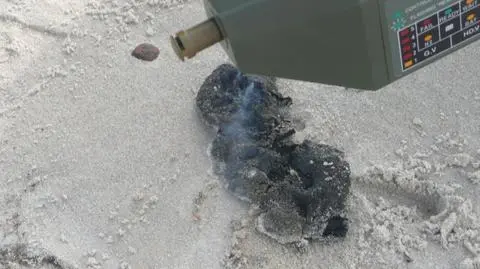 Niebezpieczna substancja z plaży to fosfor?