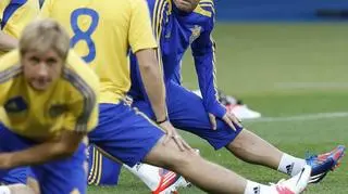 Trening reprezentacji Ukrainy