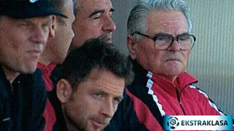 Lucjan Brychczy na ławce Legii