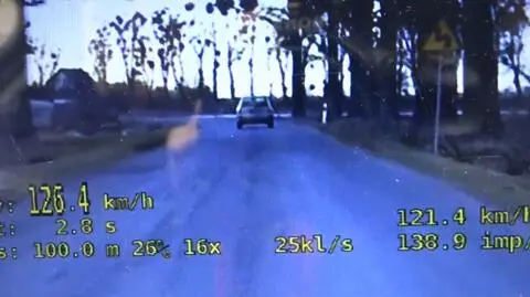 Prawie 130 km/h na liczniku, był pijany, jechał po dzieci