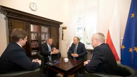 Grzegorz Schetyna spotkał się z ambasadorem Ukrainy Andrijem Deszczycą