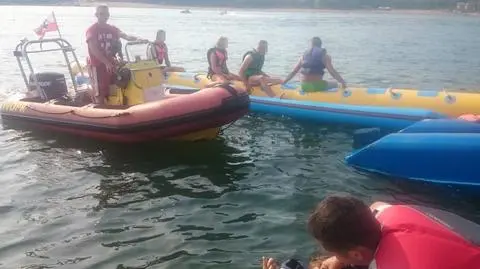 Rower wodny przewrócił się na Jeziorze Nyskim