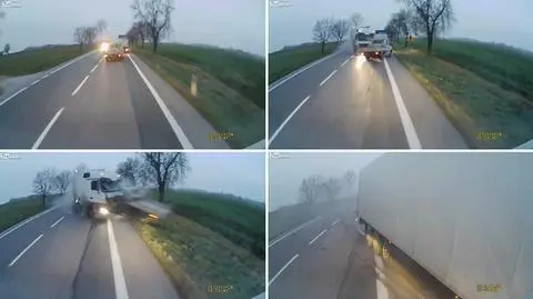 Tir staranował iveco. Kierowca ciężarówki zostaje w areszcie