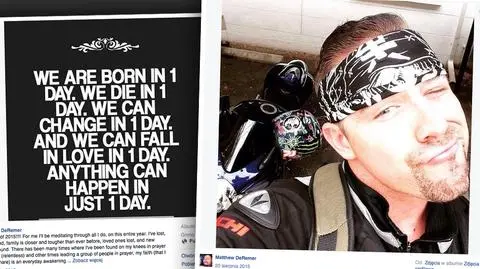 Udostępnił plany na następny rok. Został śmiertelnie potrącony