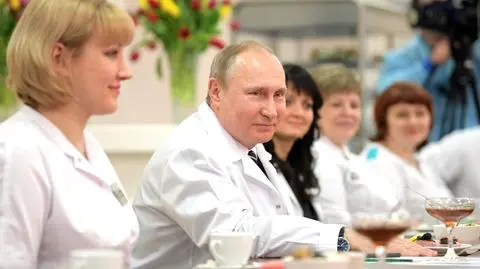 Putin złożył Rosjankom życzenia z okazji Dnia Kobiet