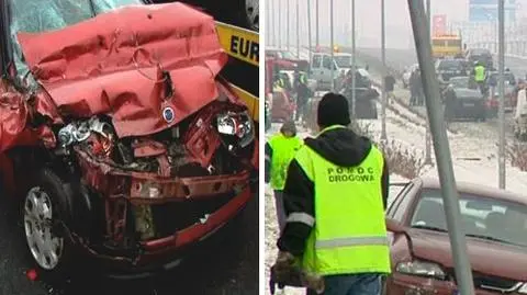 Wielki karambol w Poznaniu. Droga już przejezdna
