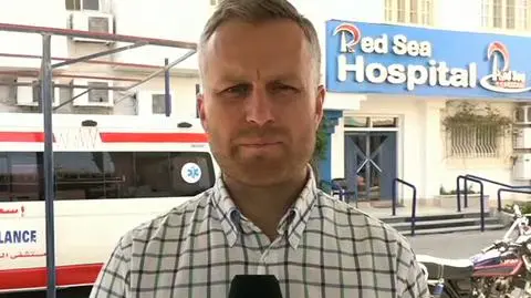 Reporter TVN24 w Hurghadzie o sprawie Magdaleny Żuk
