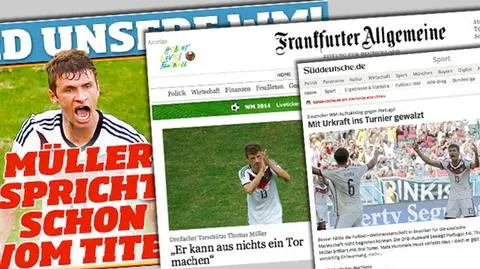Niemieckie media o triumfie piłkarzy