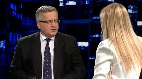 Komorowski w Kropce nad i: opozycja jest bita z każdej strony