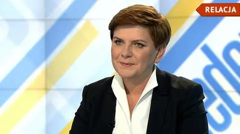 Beata Szydło w "Jeden na jeden"
