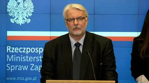 Minister Waszczykowski o przyjęciu przez Polskę uchodźców