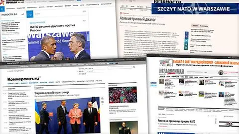 Rosyjskie komentarze po szczycie NATO w Warszawie 