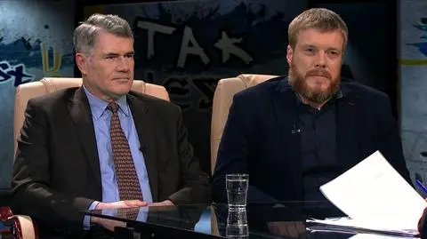 Piotr Strzembosz i Adrian Zandberg w Tak Jest