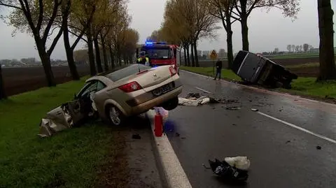 Wypadek na drodze krajowej nr 8