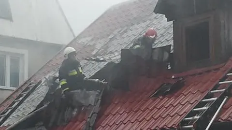 Pożar w Kałkowie. Płonęła plebania