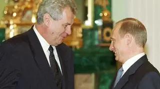 Milosz Zeman i Władimir Putin (zdjęcie z 2002 roku)