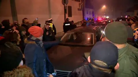 Manifestujący blokowali wjazd na Wawel (zdjęcie archiwalne)