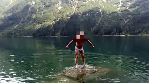 Wasyl kąpał się w Morskim Oku, przeprasza TPN