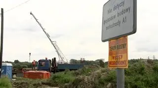 Prace na odcinku odbywały się z problemami