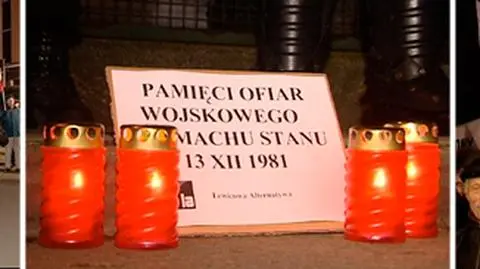 "Jaruzelski do więzienia"
"Wierzymy ci, generale"