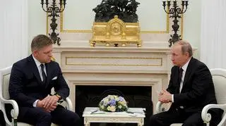 Robert Fico z wizytą u Władimira Putina