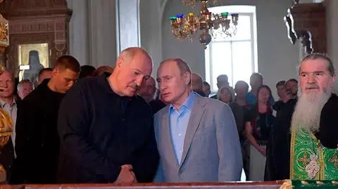 Władimir Putin złożył wizytę Alaksandrowi Łukaszence (nagranie archiwalne)
