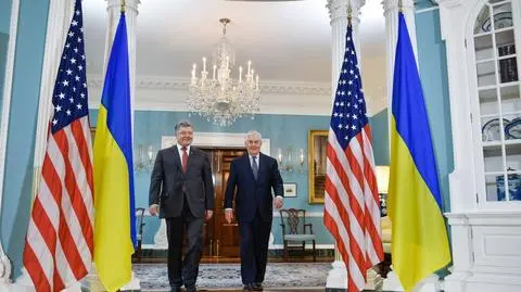 Podczas czerwcowej wizyty w USA prezydent Petro Poroszenko spotkał się z Donaldem Trumpem i Rexem Tillersonem