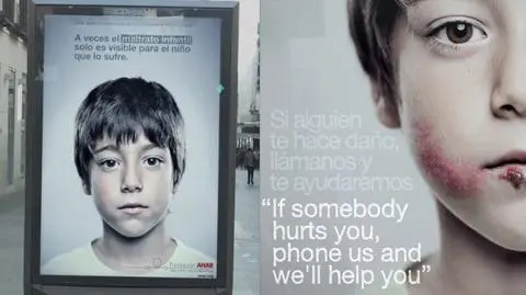 Reklamy dla maltretowanych dzieci. Rodzice tego nie zobaczą