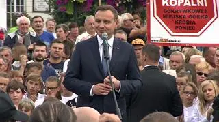Andrzej Duda w środę był w Gostyniu 