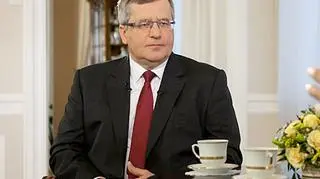 Bronisław Komorowski podziękował i pogratulował premierowi