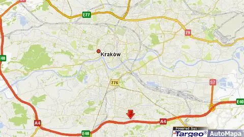 Zderzenie 6 aut na A4. 
Utrudnienia na drodze