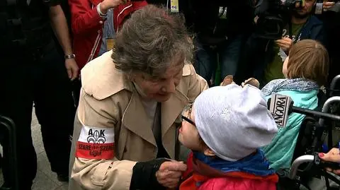 Wanda Traczyk-Stawska spotkała się z protestującymi