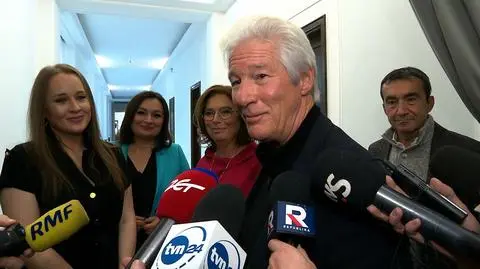 American actor Richard Gere visited Polish parliament on Monday