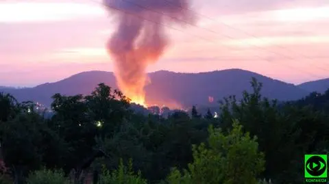 Pożar wysypiska odpadów w Wałbrzychu. Prezydent zawiadamia prokuraturę