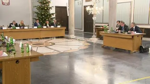 Marek Suski w trakcie posiedzenia komisji ds