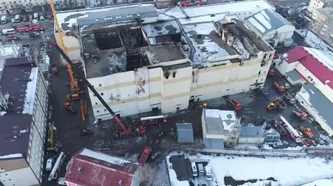 Centrum handlowe jest rozbierane po tragicznym pożarze