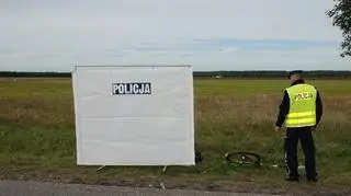 51-letni rowerzysta zmarł, kierowca ciężarówki uciekł