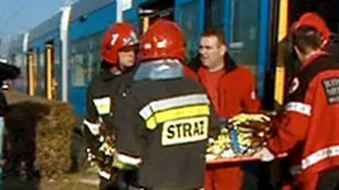 33 rannych w zderzeniu tramwajów