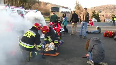 Ratowali pasażerów uprowadzonego autobusu. Harcerze ćwiczą przed ŚDM