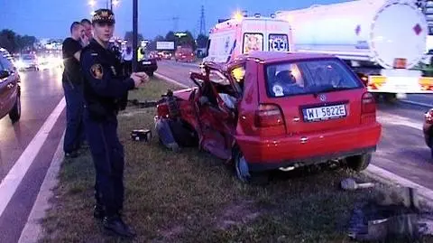Stracił panowanie nad kierownicą