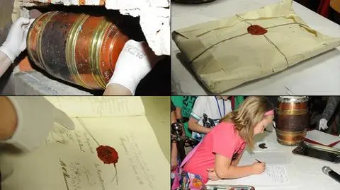 "Kapsuła czasu" skrywała m.in. monety i gazety sprzed blisko 200 lat