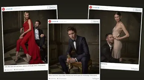 Sesja odbyła się na przyjęciu Vanity Fair