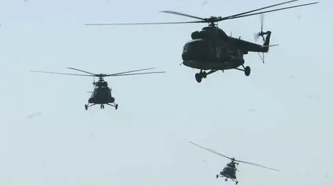 Śmigłowce Mi-8 polskiego wojska (na nagraniu W-3, Mi-24, Mi-8)