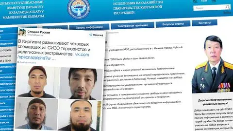 Ekstremiści uciekli z więzienia w Kirgistanie. Zabili strażników