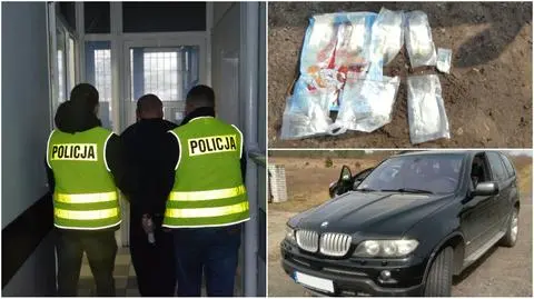 Gmina Tuliszków. Słoiki z białym proszkiem w bagażniku. "To było 10 kilogramów amfetaminy"