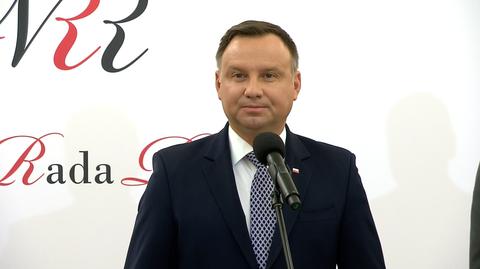 Prezydent Andrzej Duda o zarobkach w NBP