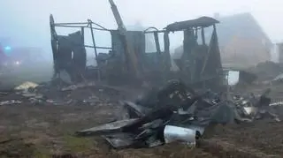 Przyczyną pożaru mogło być zaprószenie ognia 